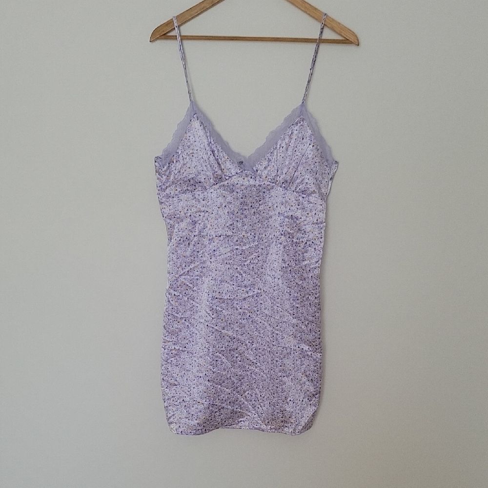 H&M Lavender Slip Dress Coquette Y2K Revival- Size S